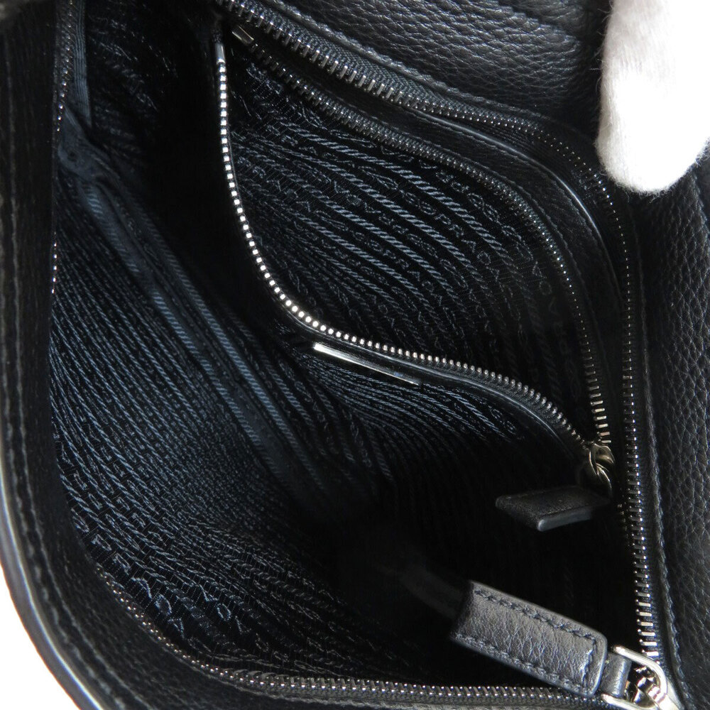 Prada Vitello City Shoulder Bag Crossbody black leather - Picture 5 of 11